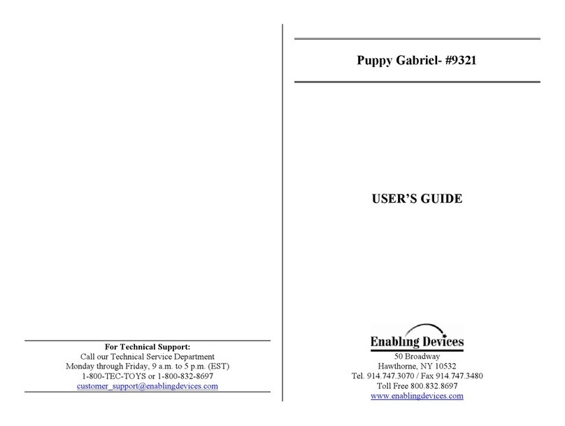 Enabling Devices Puppy Gabriel User manual