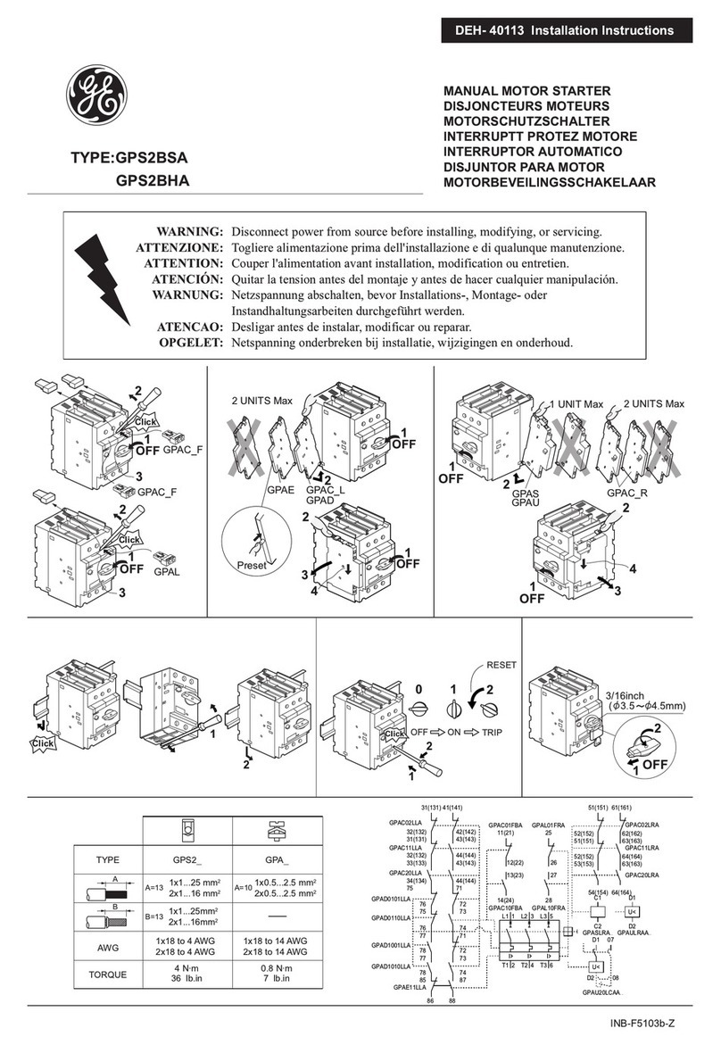 GE GPS2BHA installation instructions