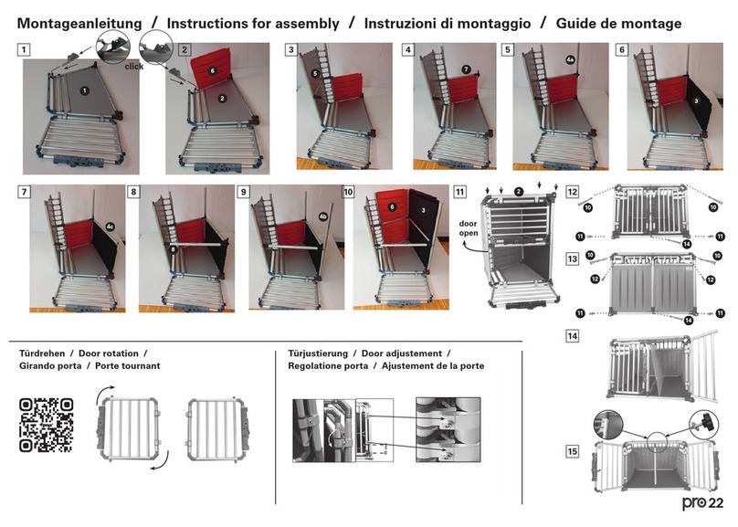 4pets PRO 22 Instructions for assembly