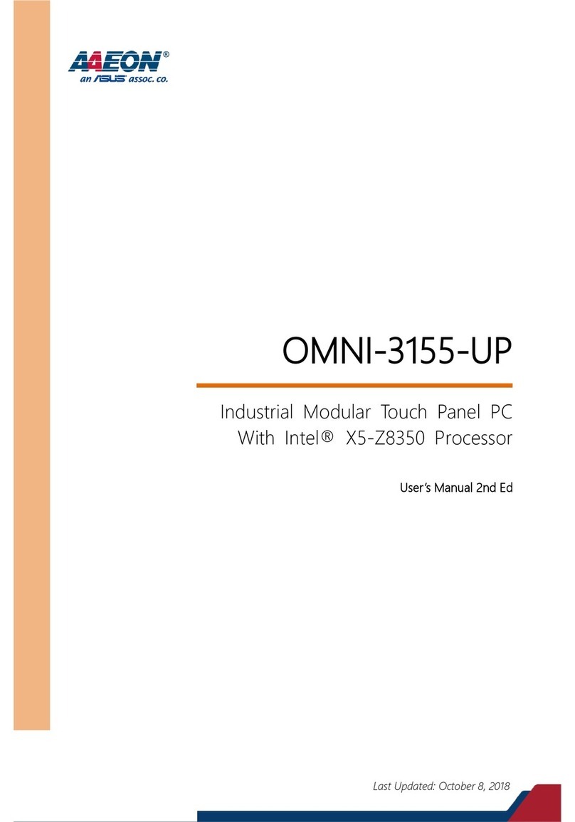 Aaeon OMNI-3155-UP User manual