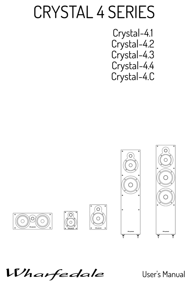 Wharfedale Pro Crystal 4 Series user manual