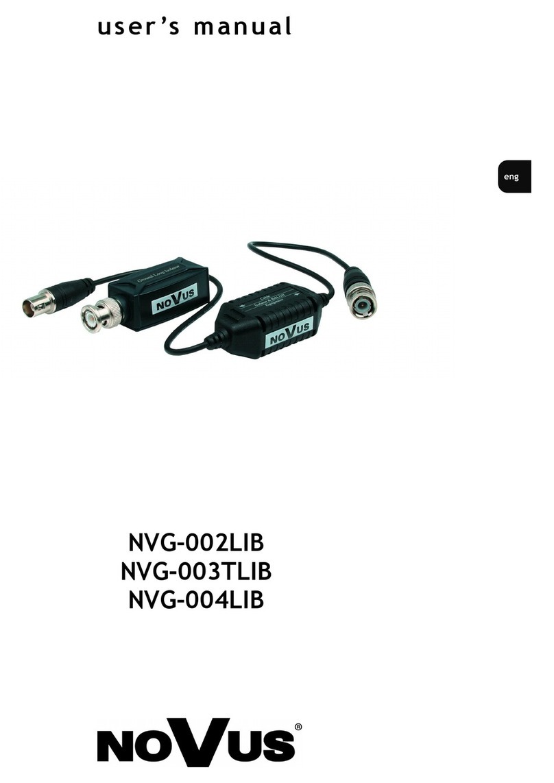 Novus NVG-002LIB User manual