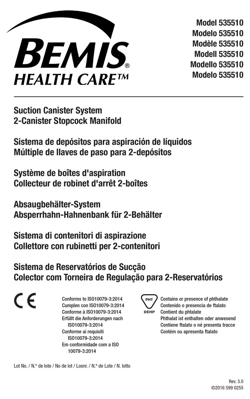 BEMIS Health Care 535510 manual