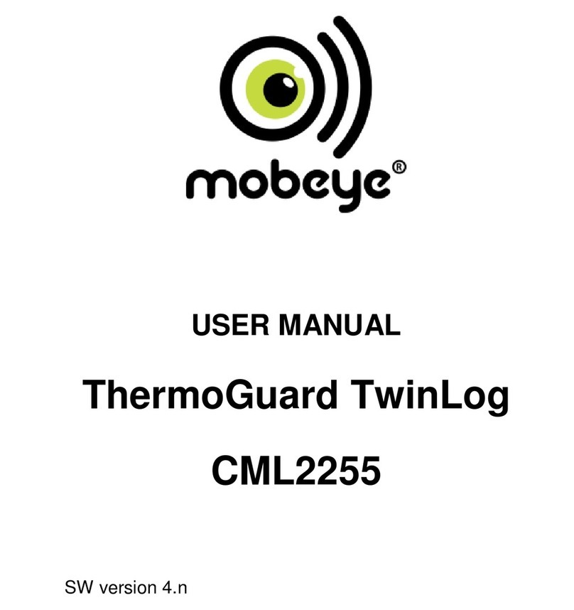 Mobeye ThermoGuard TwinLog CML2255 user manual