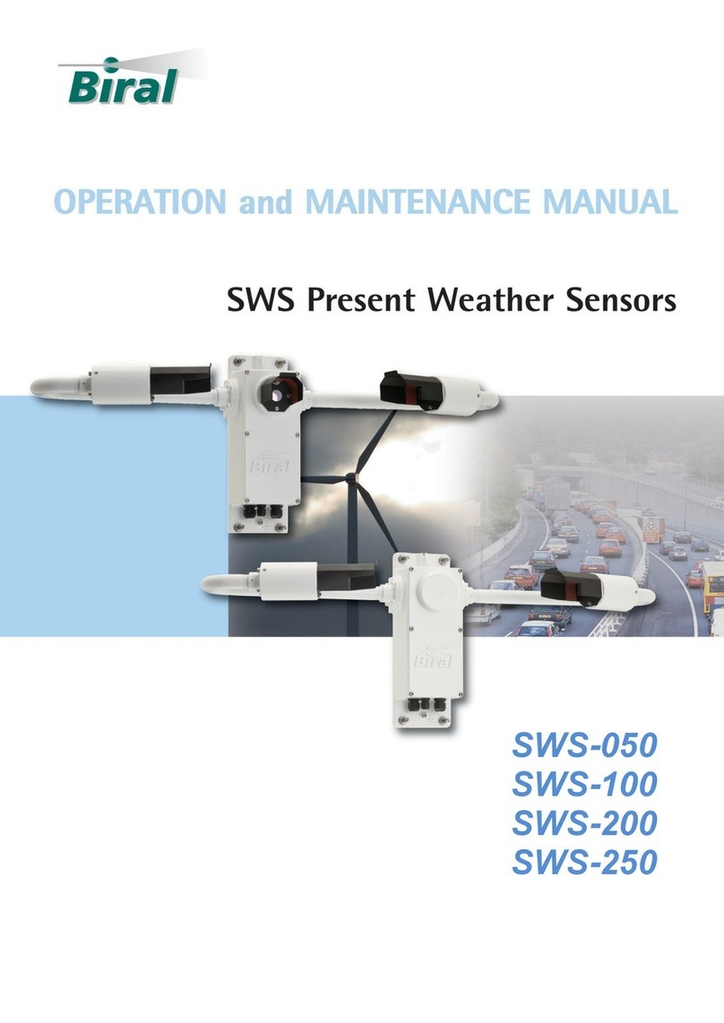 Biral SWS Series Operation and maintenance manual Biral SWS Series Operation and maintenance manual