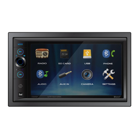 Dual Electronics Corporation XVM296BT Installation & owner's manual