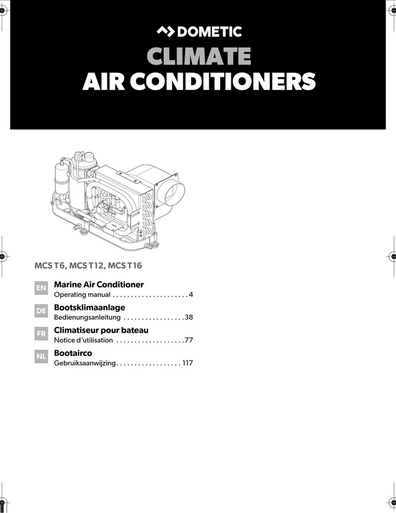 Dometic MCS T6 operating manual