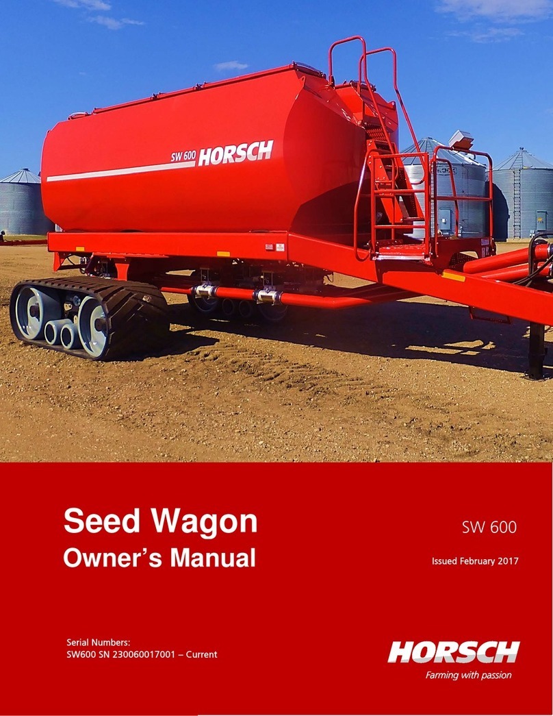 horsch SW 600 User manual