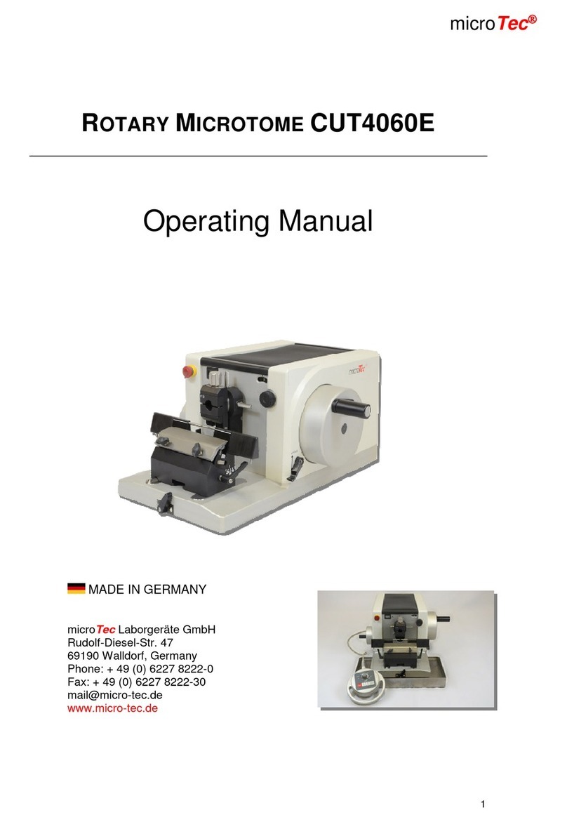 Microtec CUT4060E operating manual