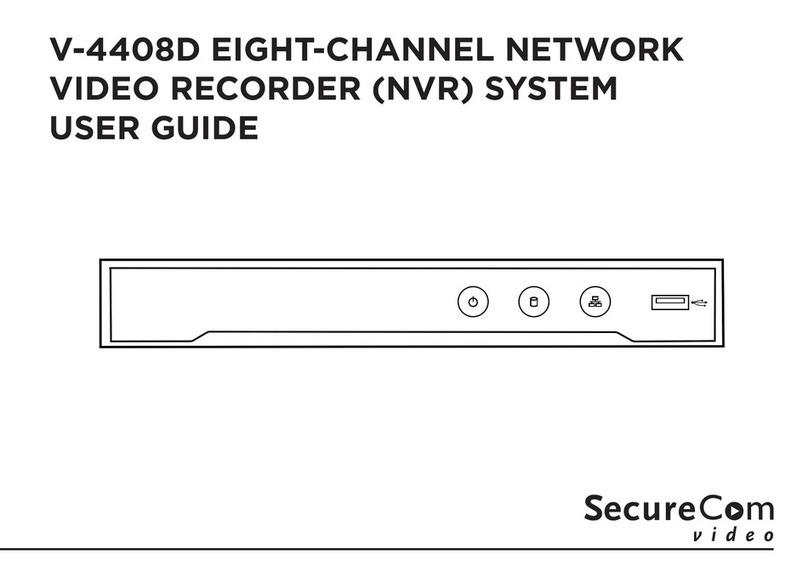 DMP Electronics SecureCom V-4408D User manual