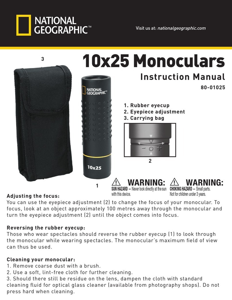 National Geographic 10x25 Monocular instruction manual