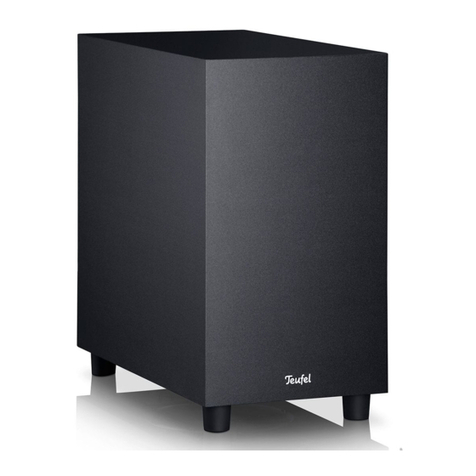 Teufel T 1106/1 SW Technical description and user manual