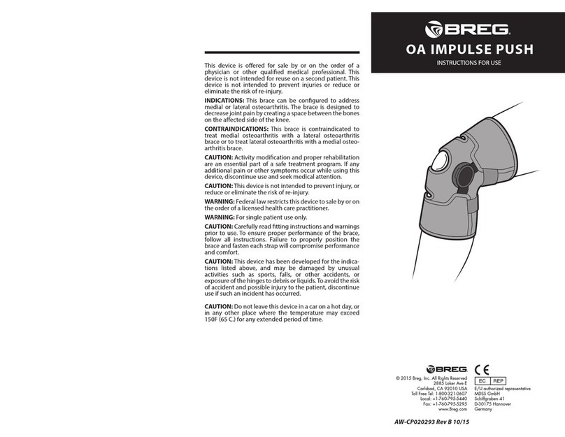 Breg OA IMPULSE PUSH User manual