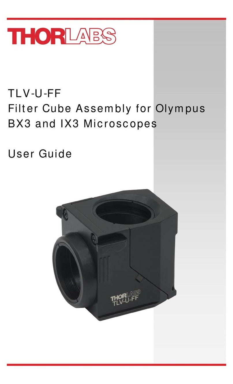 THORLABS TLV-U-FF User manual