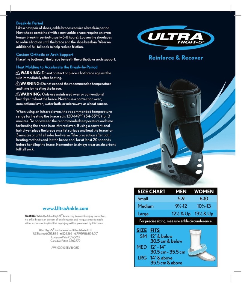 Ultra Ankle Ultra High-5 Fitting instructions