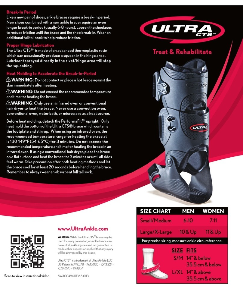 Ultra Ankle Ultra CTS Fitting instructions