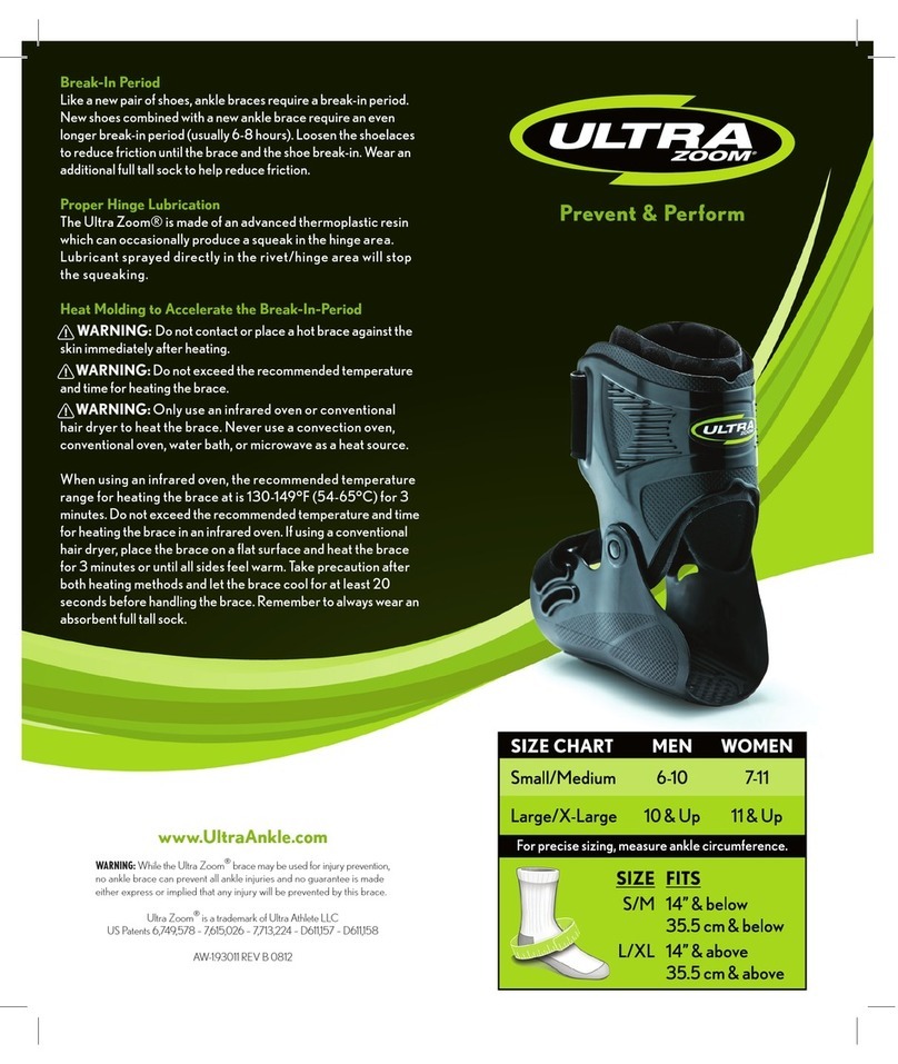 Ultra Ankle Ultra Zoom Fitting instructions