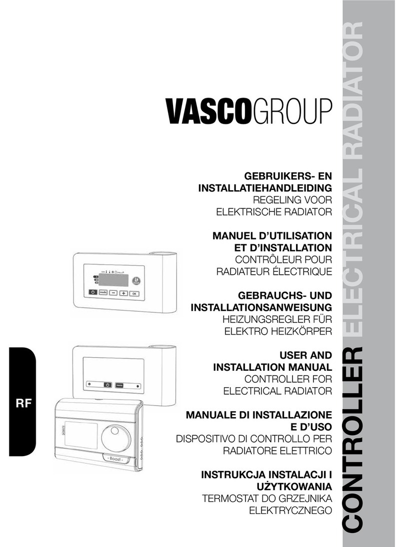 Vasco E-Volve E-V-RF User and installation manual