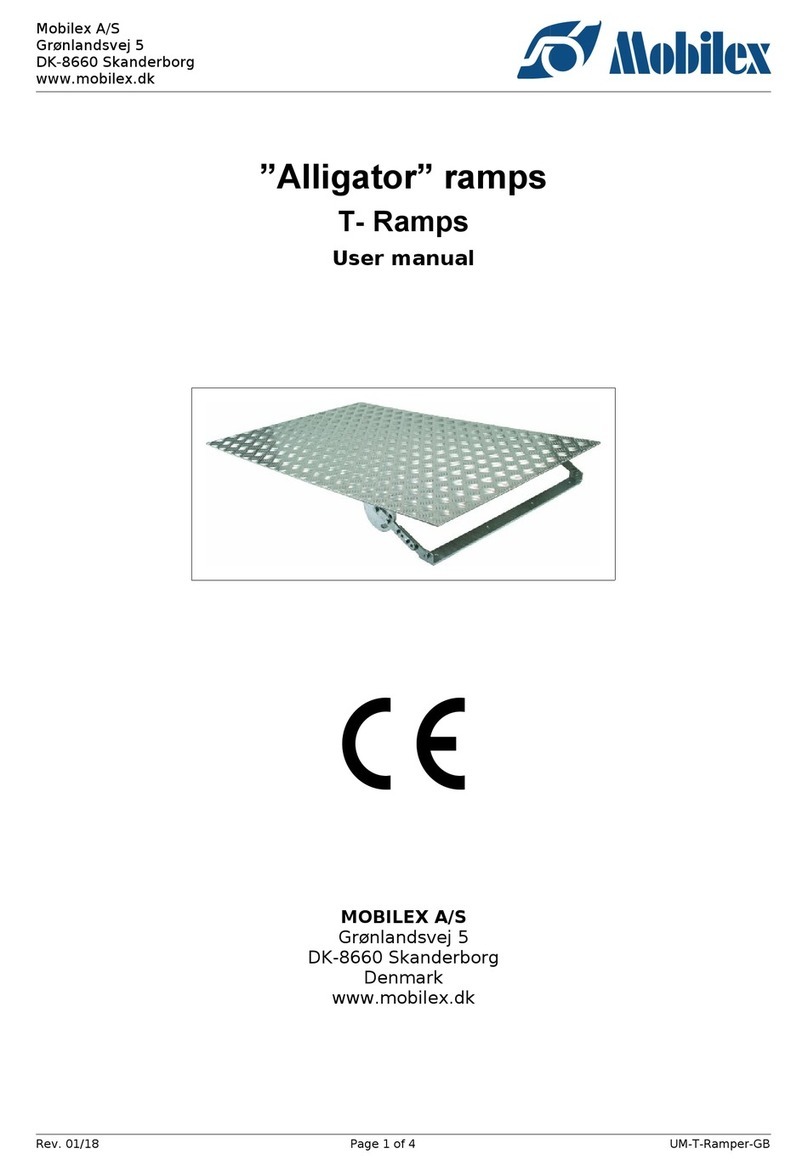 Mobilex Alligator Ramp user manual