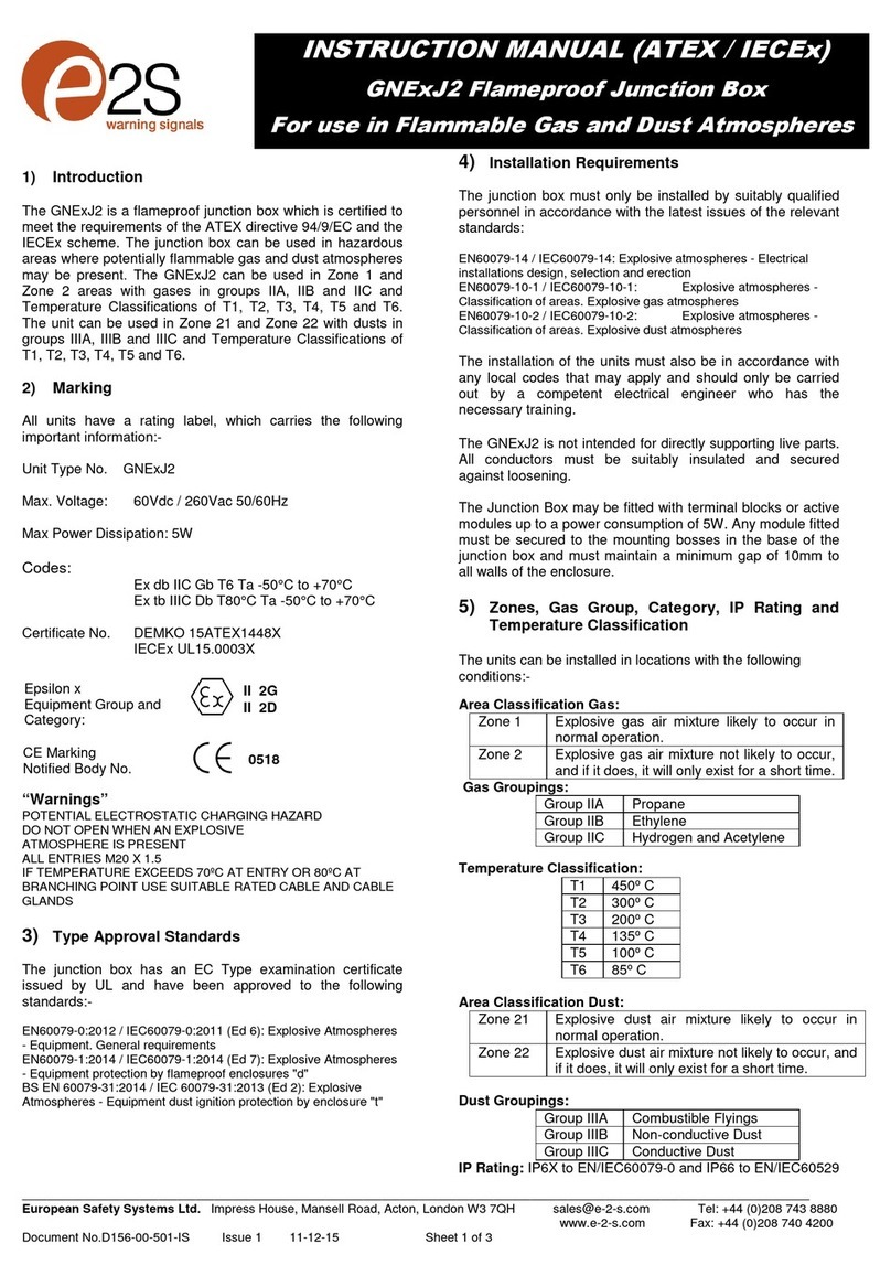 E2S GNExJ2 instruction manual