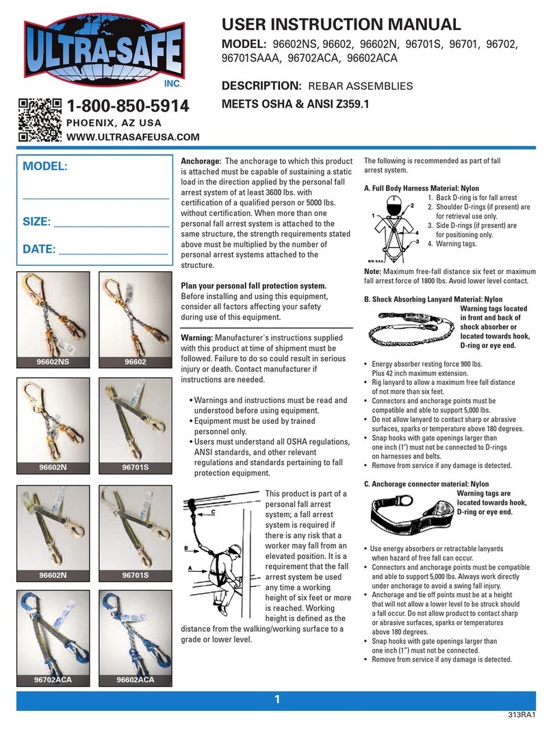 Ultra-safe 96602NS User instruction manual