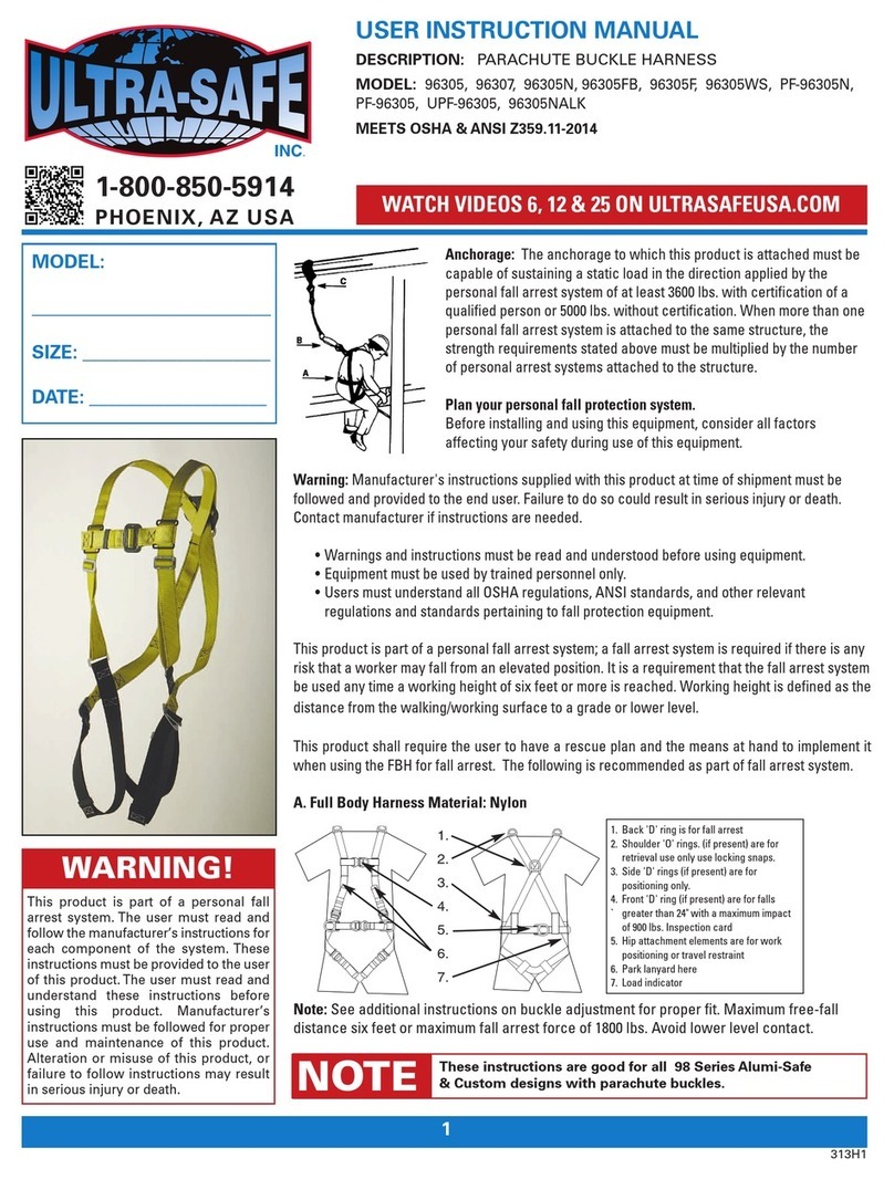 Ultra-safe 96305 Operator's manual