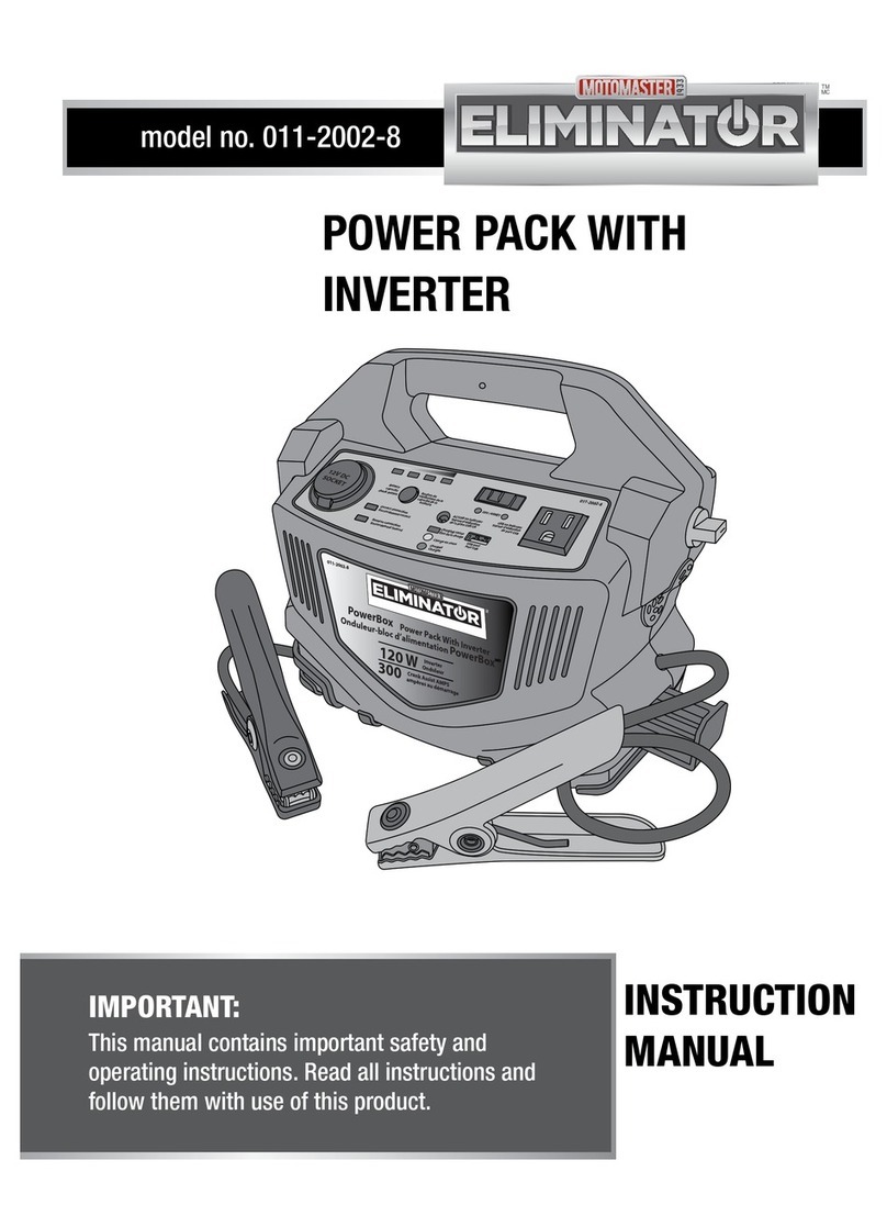 Eliminator 011-2002-8 instruction manual