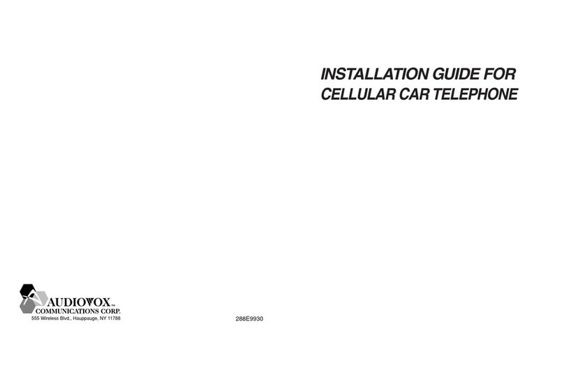Audiovox CMT9300 User manual