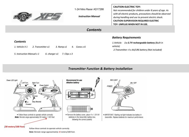 Fast Lane XPS 1-24 Nitro Racer AD17268 User manual