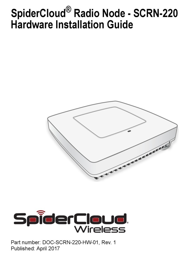 SpiderCloud SCRN-220 Manual
