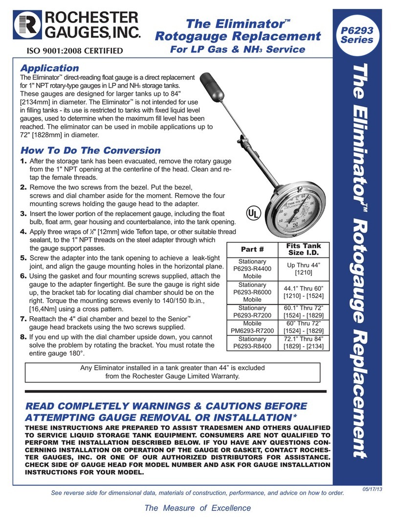 Rochester Gauges P6293 Series how to convert