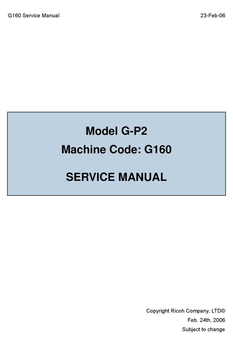 Ricoh G-P2 Service manual