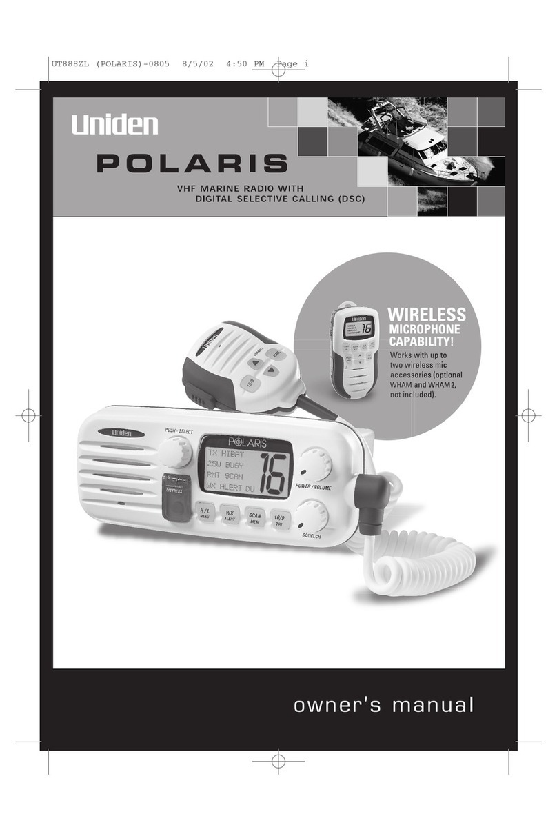 Uniden POLARIS User manual
