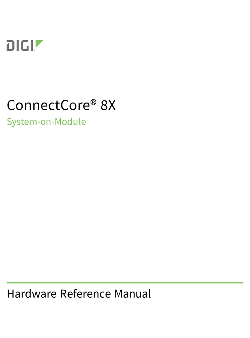 Digi ConnectCore 8X Hardware reference manual