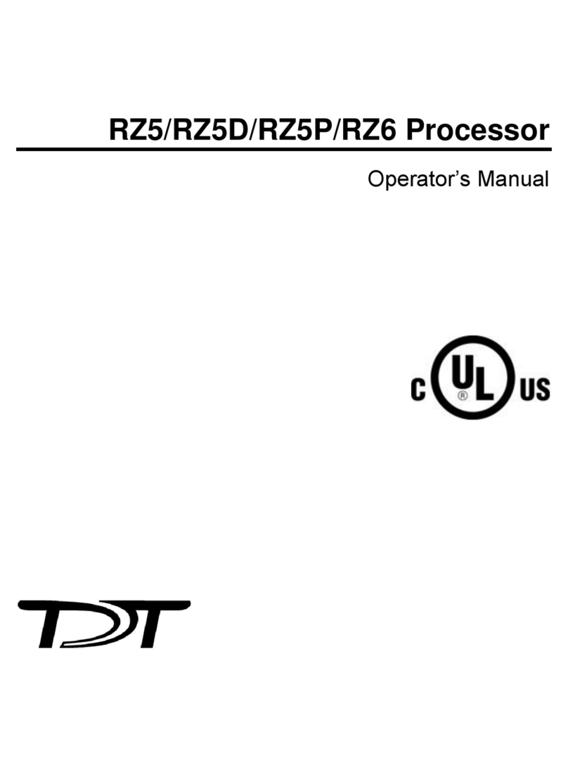 Tucker-Davis Technologies, Inc. RZ5 Operator's manual