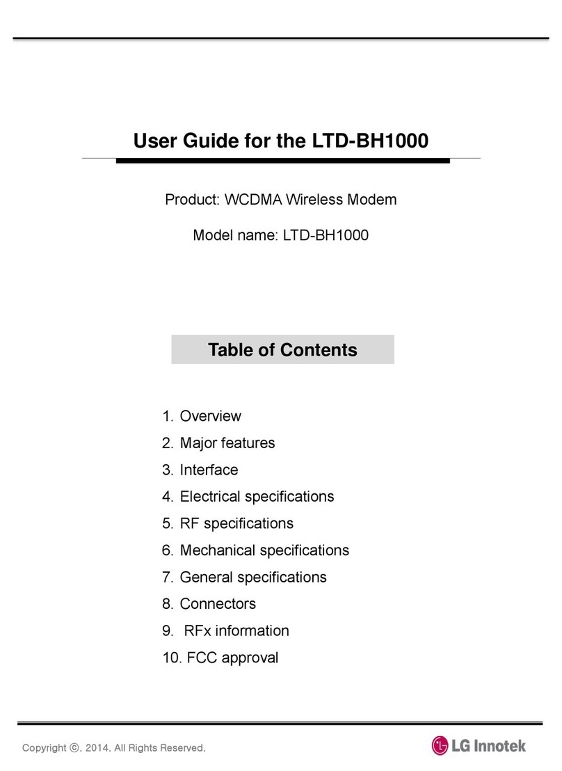 LG Innotek LTD-BH1000 User manual