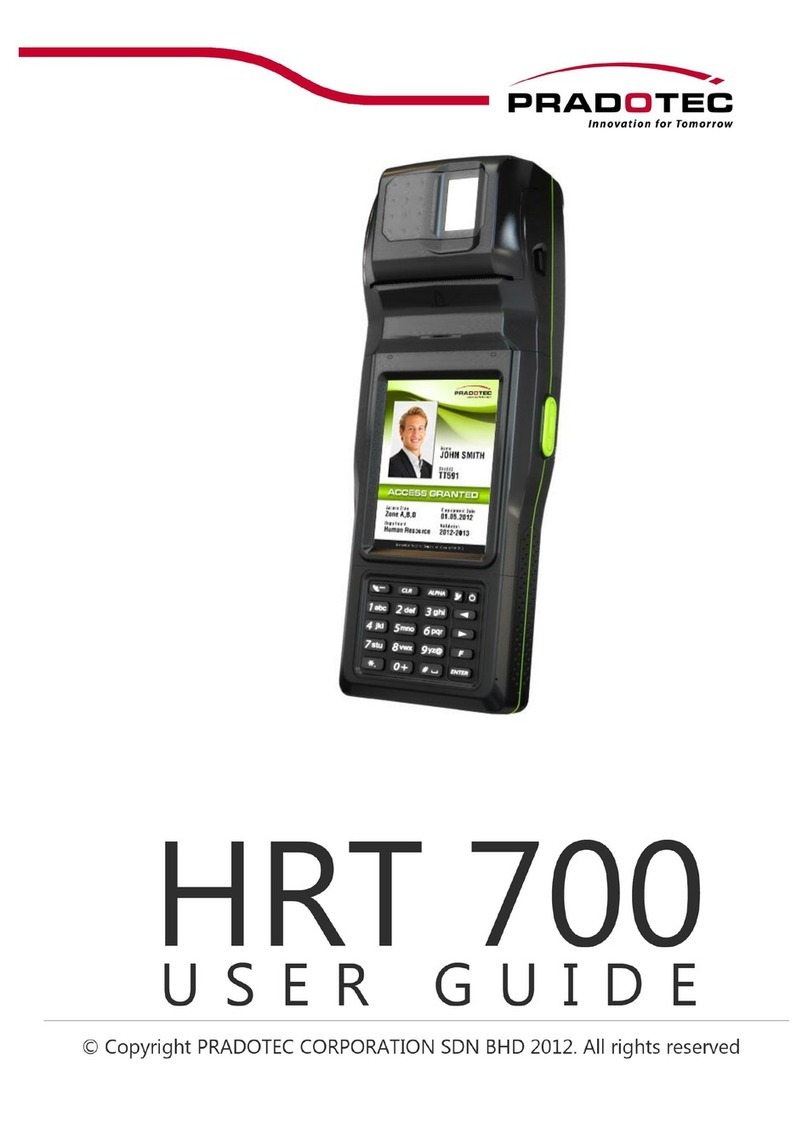 Pradotec HRT 700 User manual