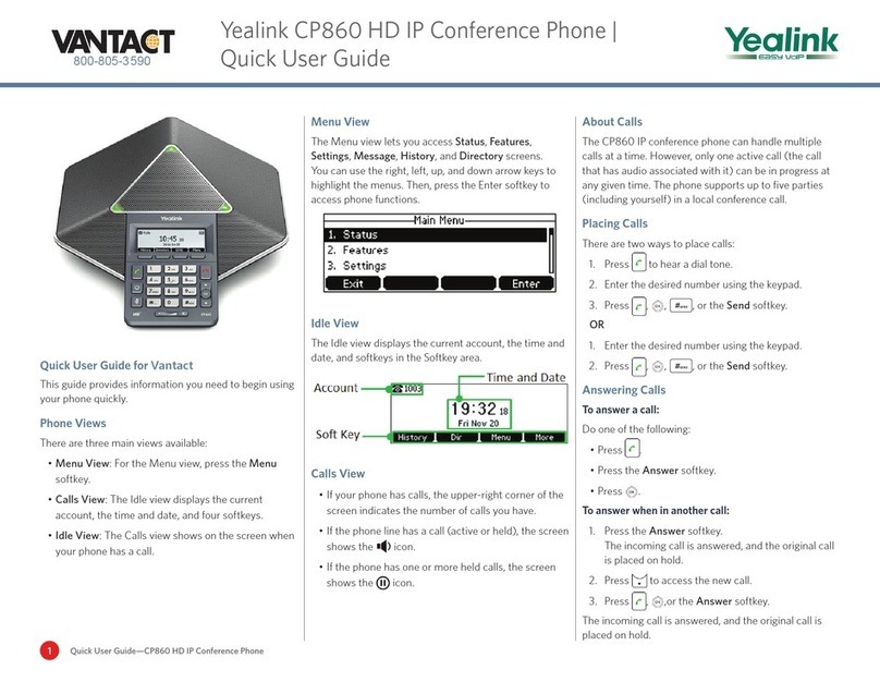 Yealink CP860 SERIES Instruction manual
