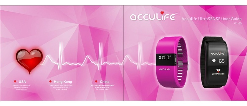 Acculife UltraSENSE Series user guide