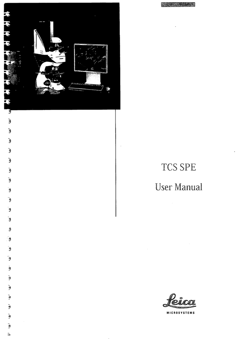 Leica TCS SPE User manual