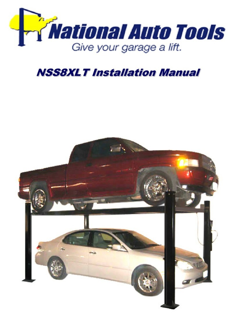 National Auto Tools NSS8XLT User manual