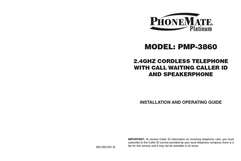 PhoneMate PMP-3860 operating guide