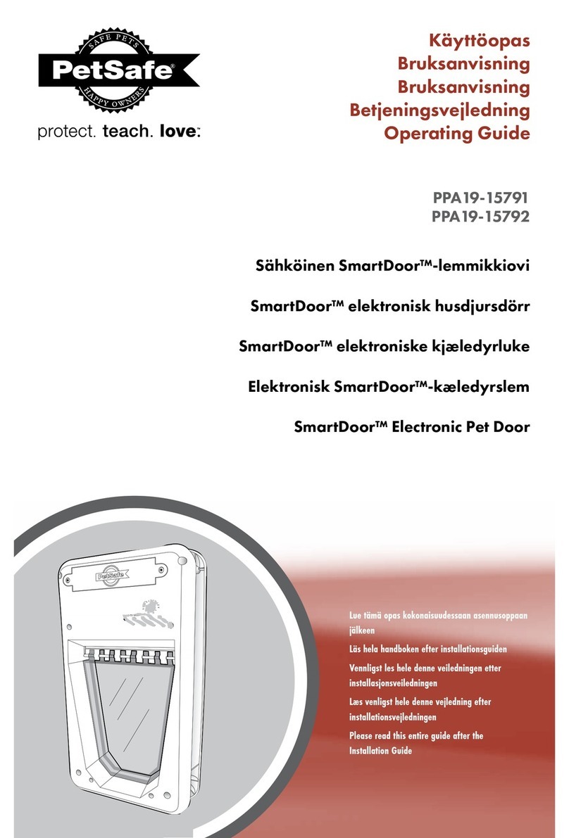 Petsafe Electronic SmartDoor operating guide