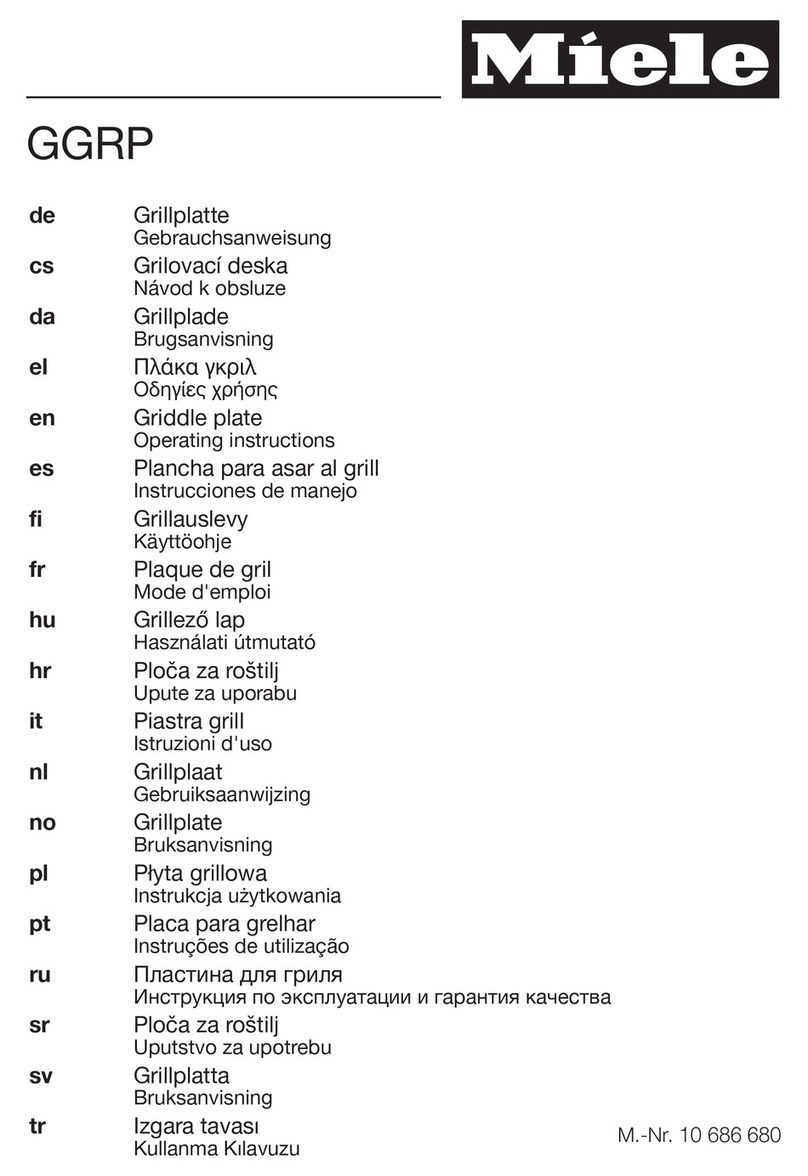 Miele GGRP User manual