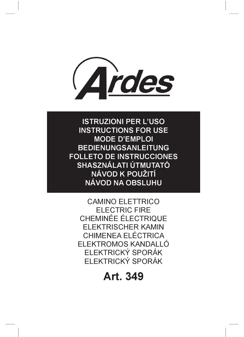 ARDES 349 Instructions for use