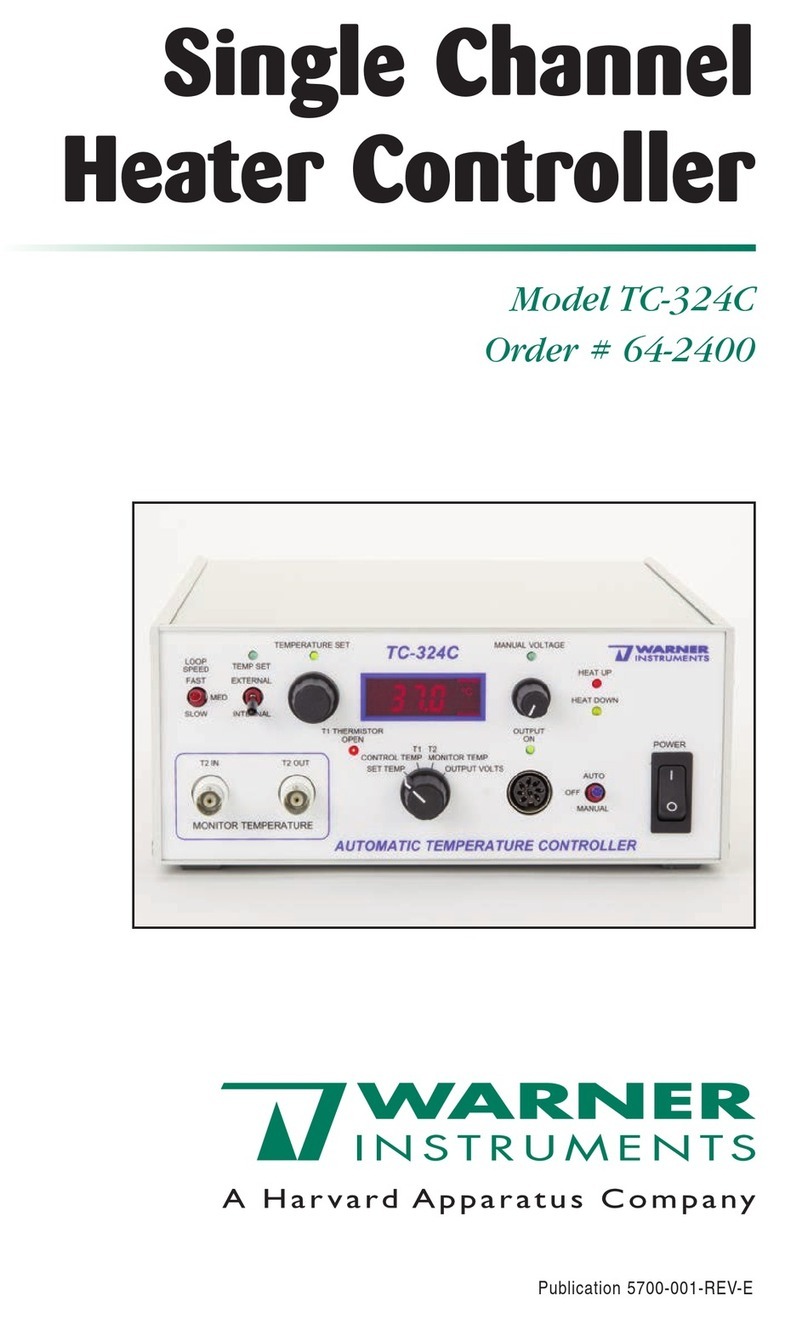 Warner Instruments TC-324C manual
