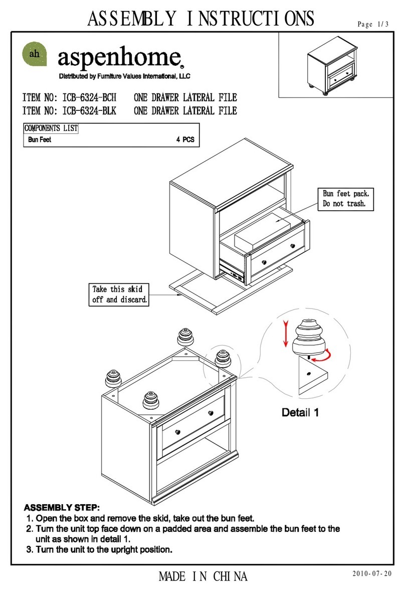 aspenhome ICB-6324-BCH User manual aspenhome ICB-6324-BCH User manual