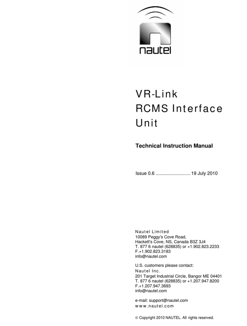 Nautel VR-Link Technical instruction manual
