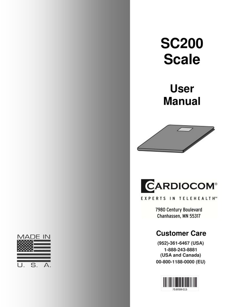 CARDIOCOM SC200 user manual