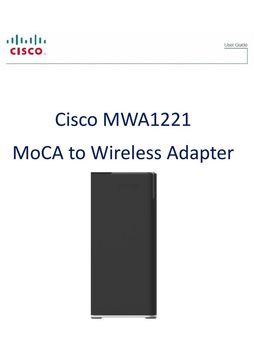 Cisco MWA1221 User manual